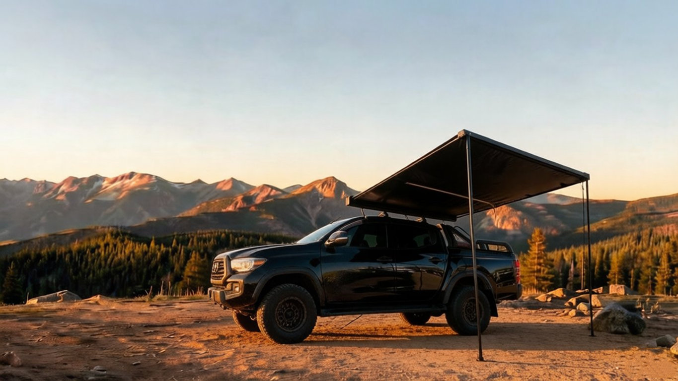 Aluminum-encased Car Side Awning 160cm x 250cm